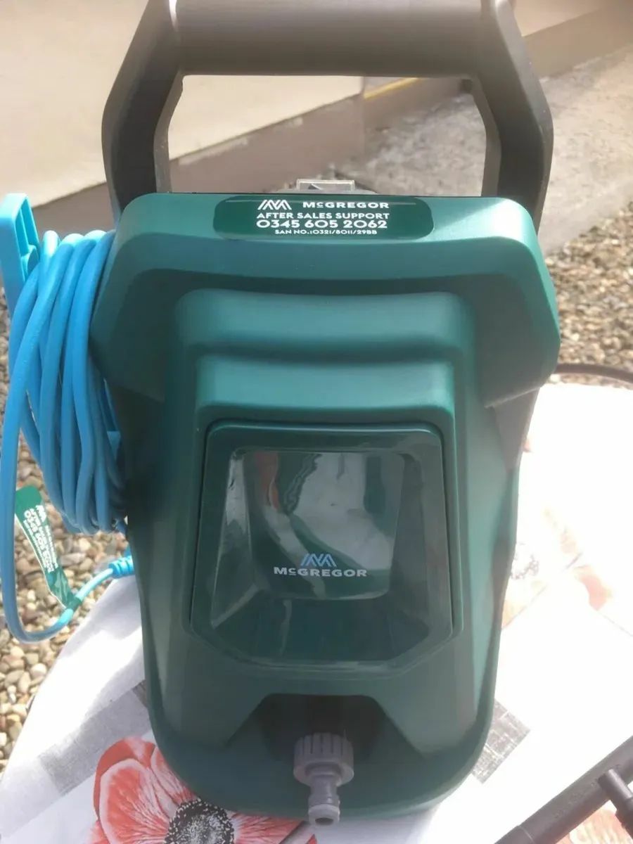 McGregor 1400 Watt Pressure Washer, Used Once Only - Image 2