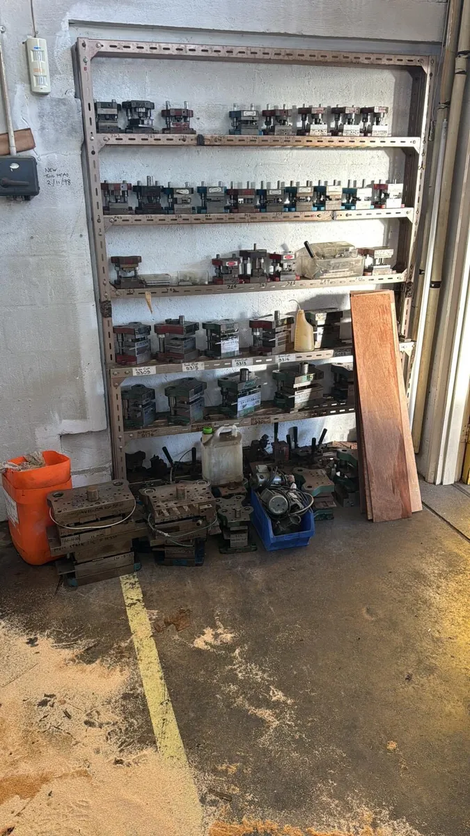 Jones & shipman arbour press with tooling 5T/10T - Image 3