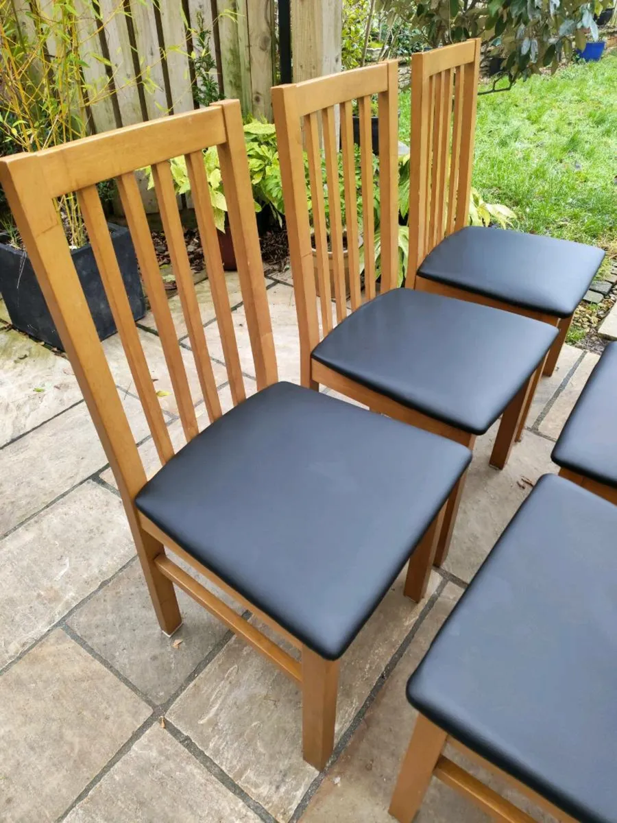 6 kitchen dining chairs - Image 4
