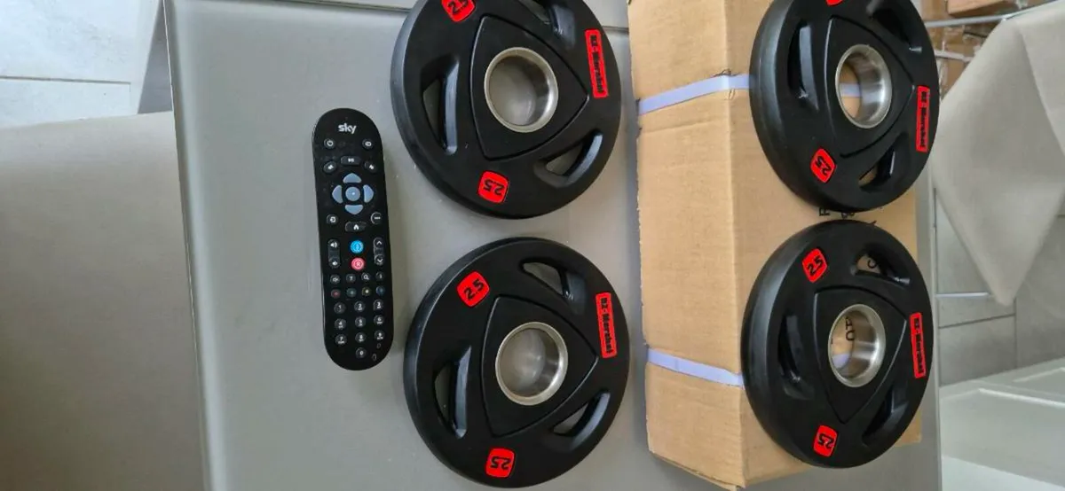 Brand new 4x2.50mm Olympic weight plates - Image 3
