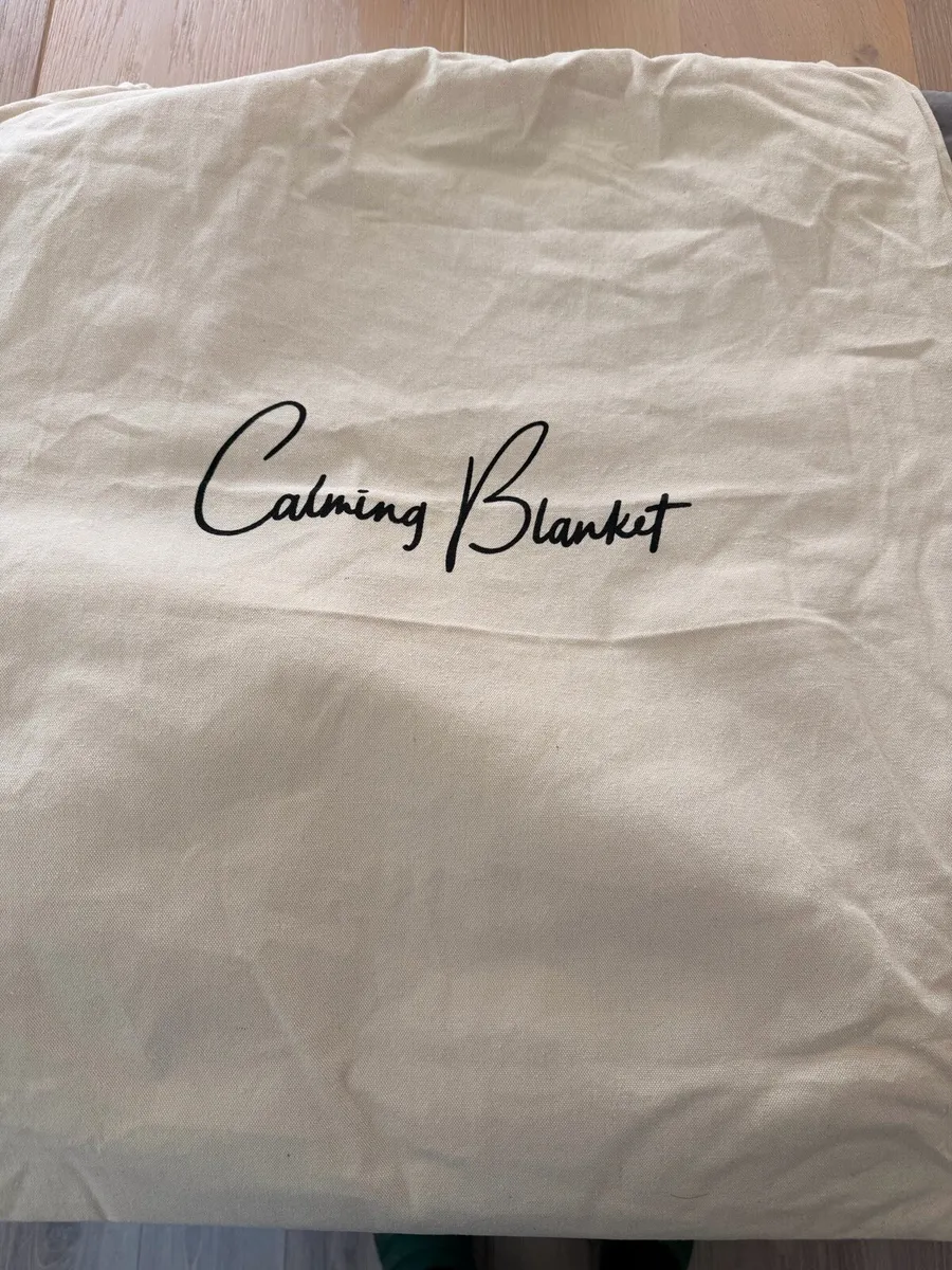 2 x Weighted Calming Blankets - Adult Size (Grey) - Image 1