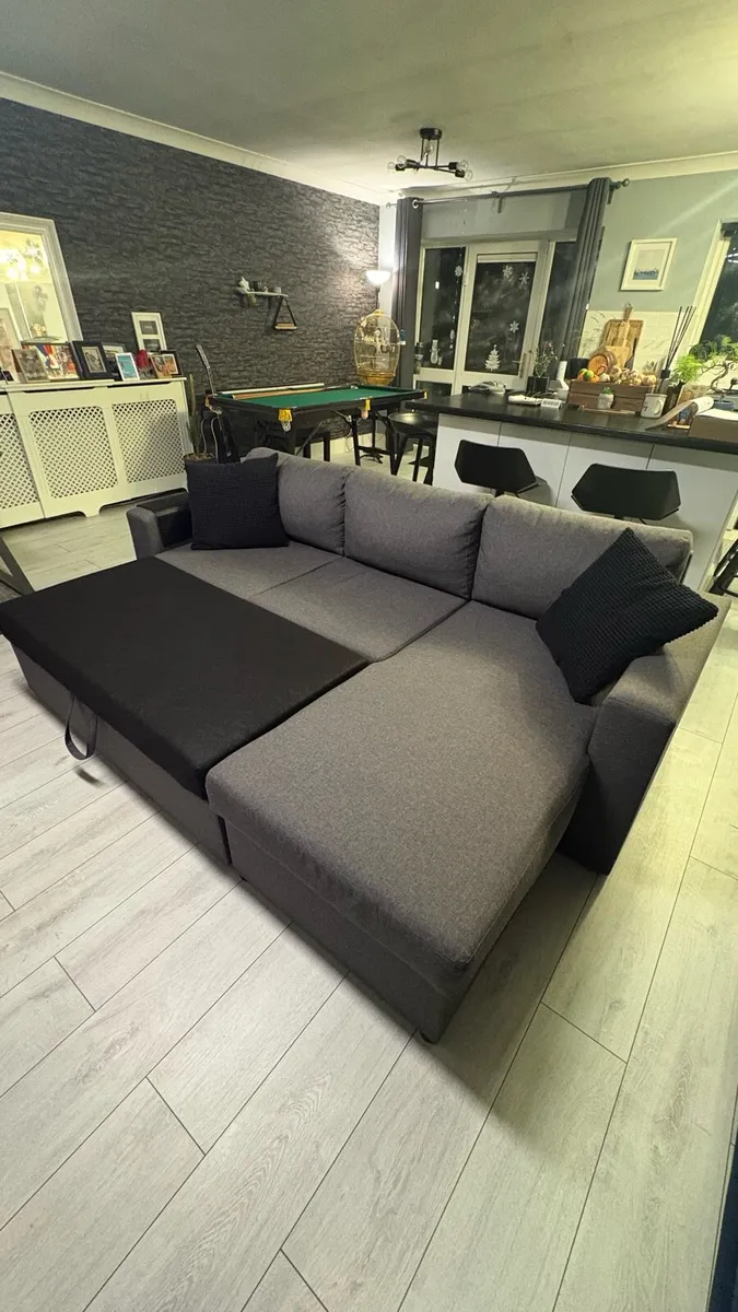Corner sofa bed + storage L or R hand - Image 3