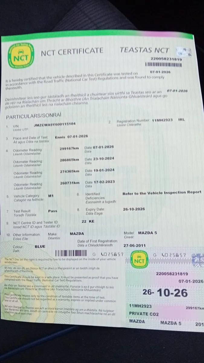 Mazda5, 1.6tdi, Nct 10/26, 7 seater - Image 3