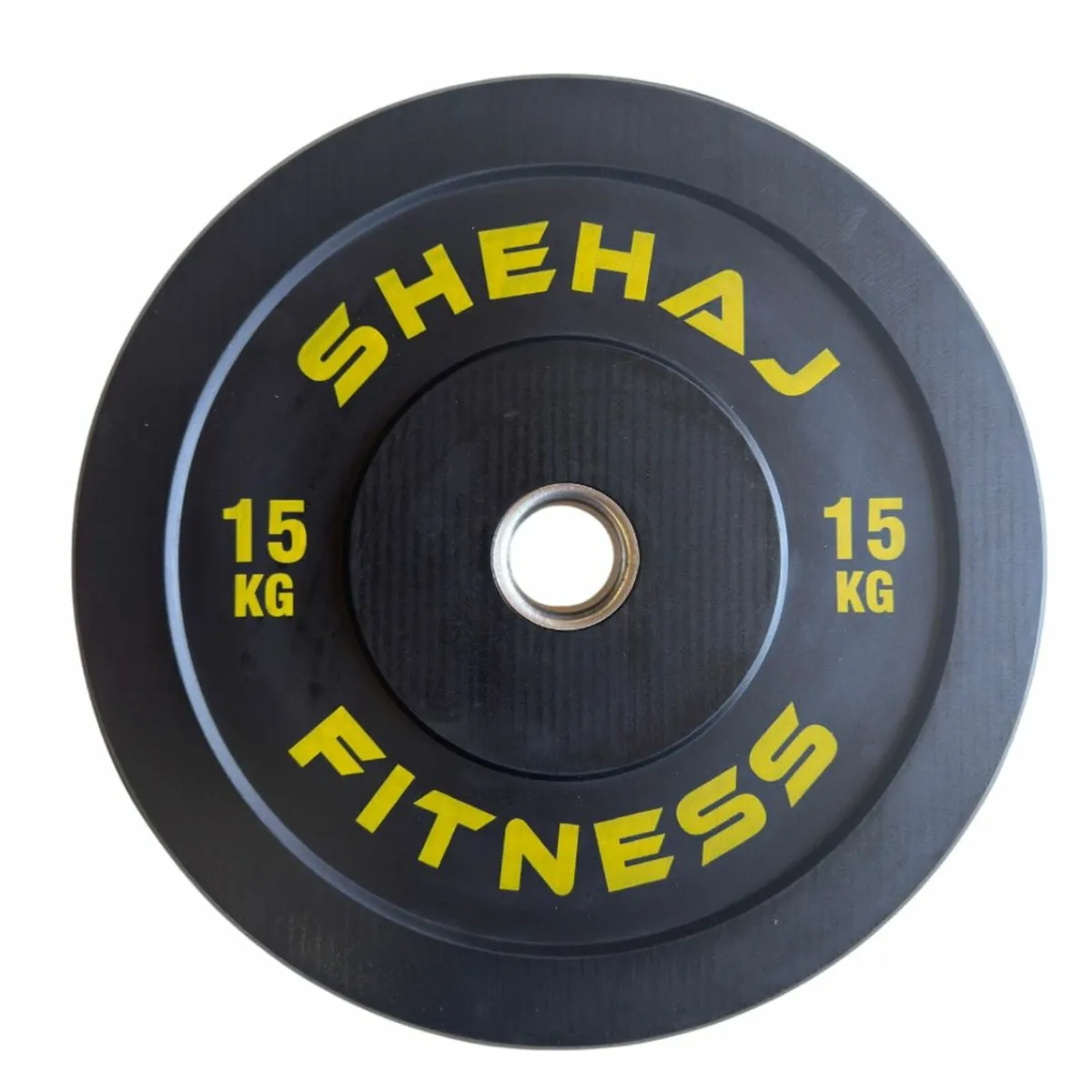 Shehaj Black Bumper Plates 100kg Set - Weights Gym - Image 4