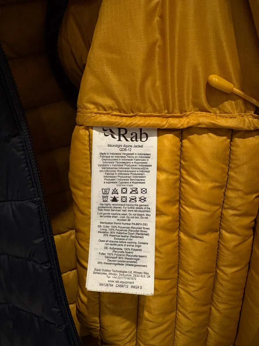Rab Down Jacket Size L - Image 2