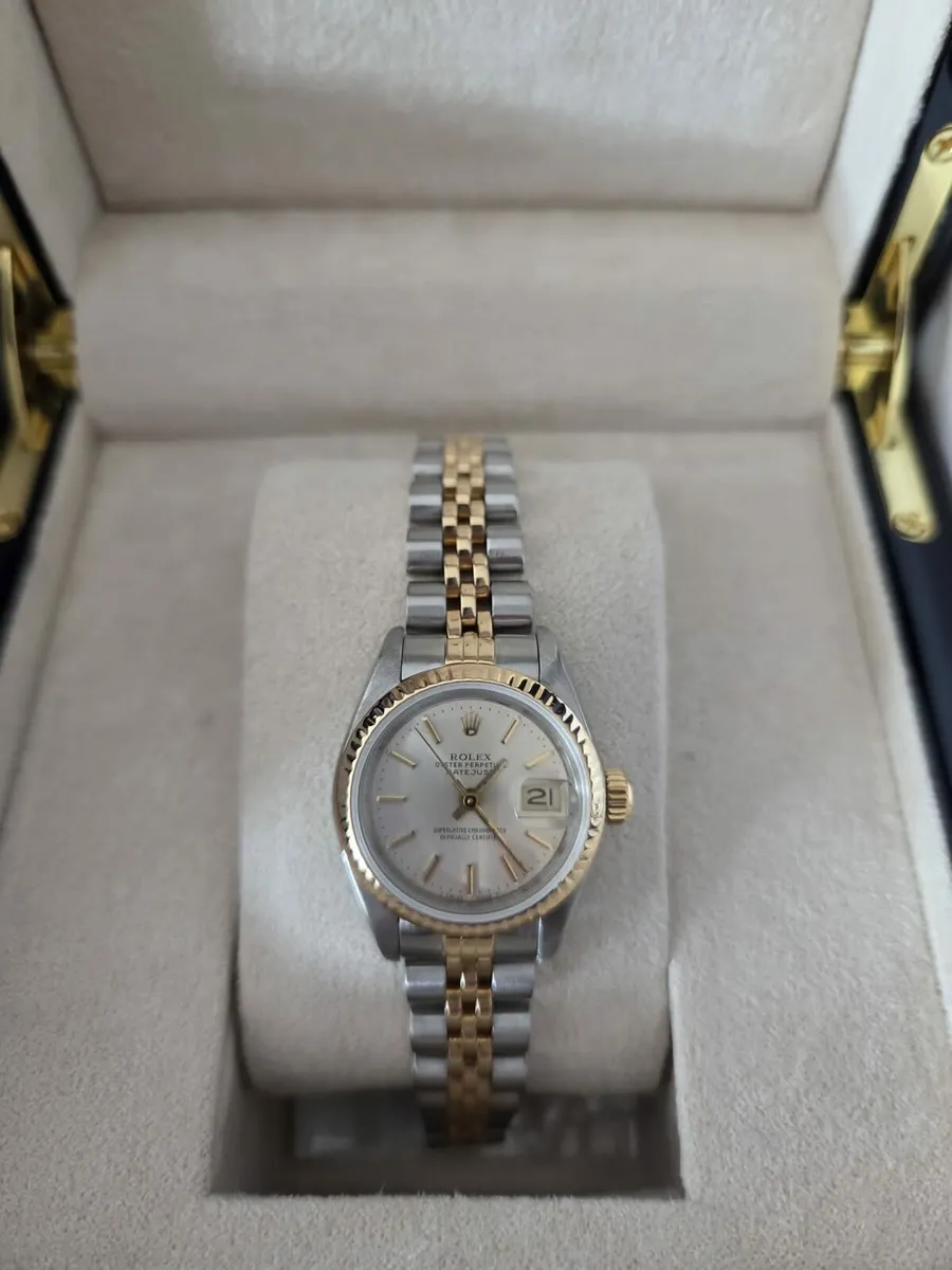 One Ladies Steel 18ct Gold Rolex Oyster Perpetual - Image 1