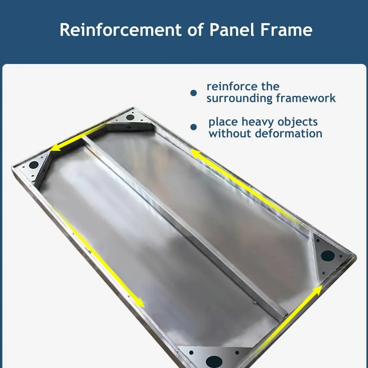 Stainless Steel Prep Table 90x60cm Kitchen - Image 4