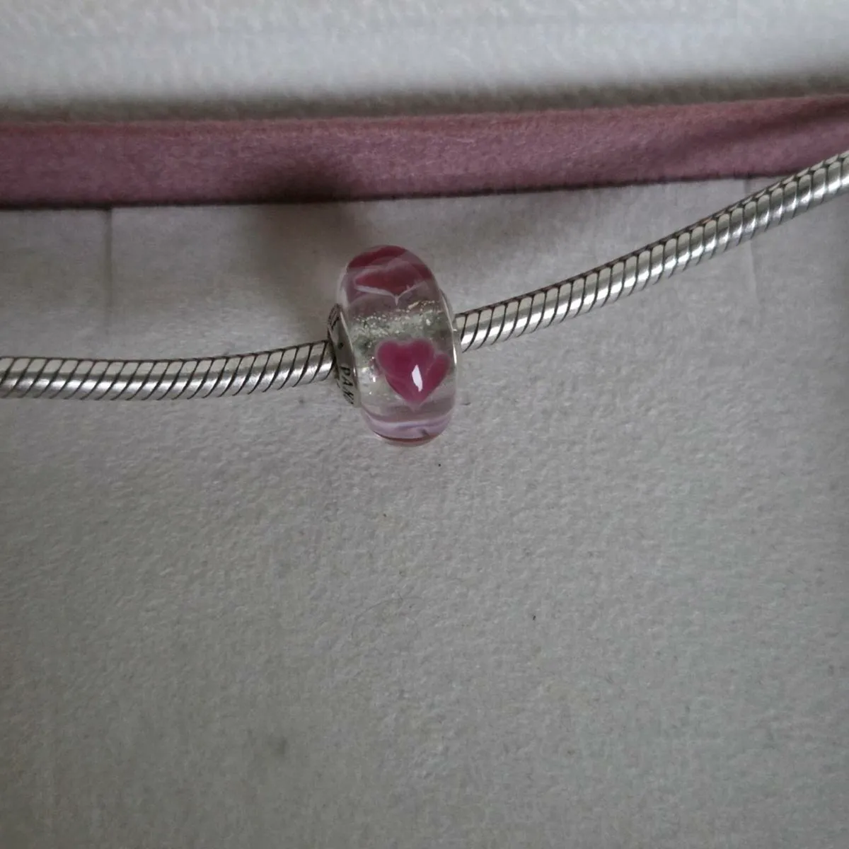 Pandora Pink Wild Hearts charm - Image 3