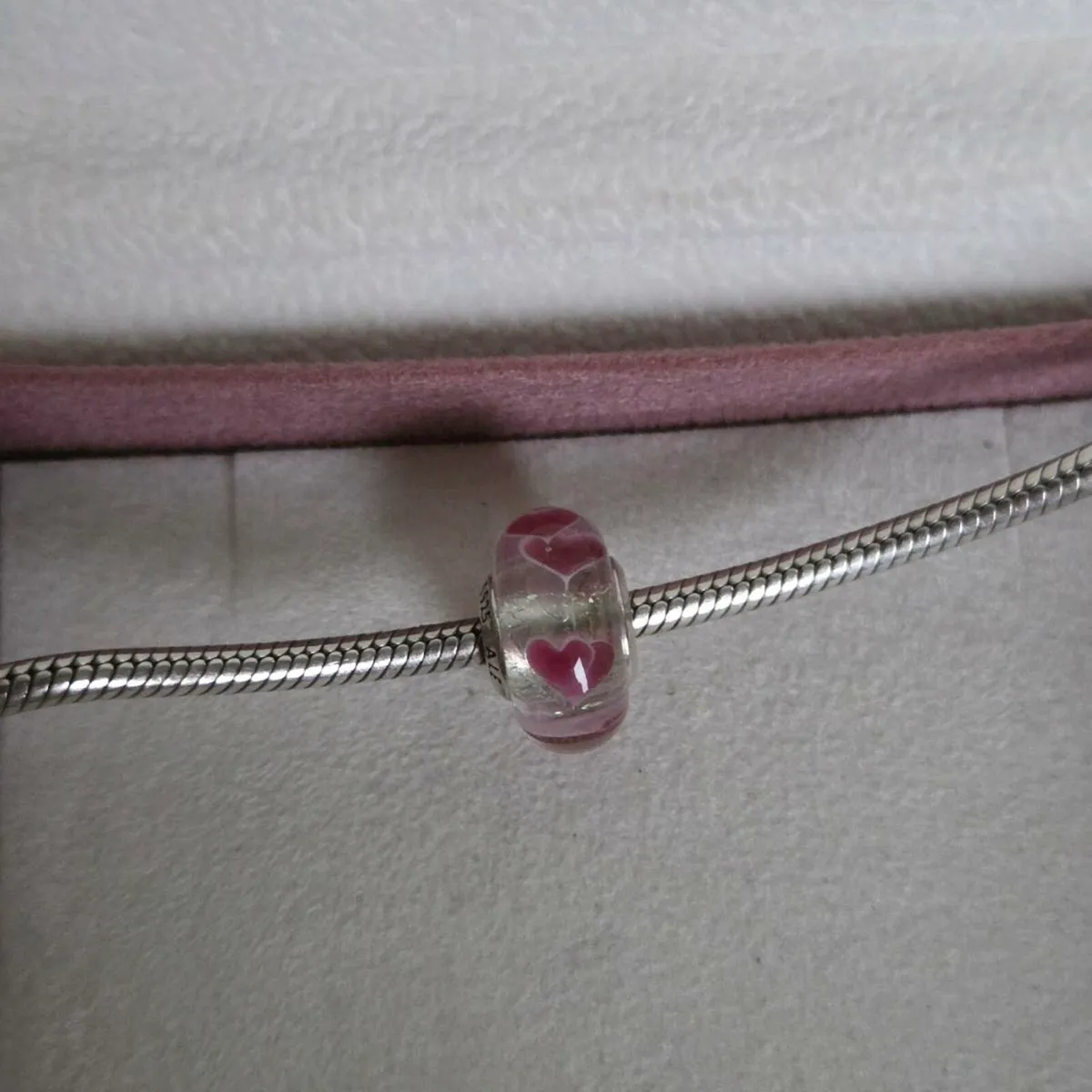Pandora Pink Wild Hearts charm - Image 4