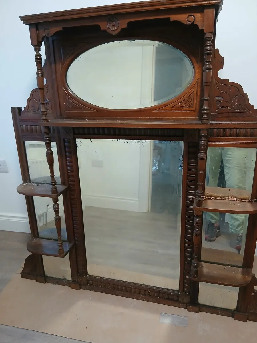 Wood Hanging mirror - Image 2