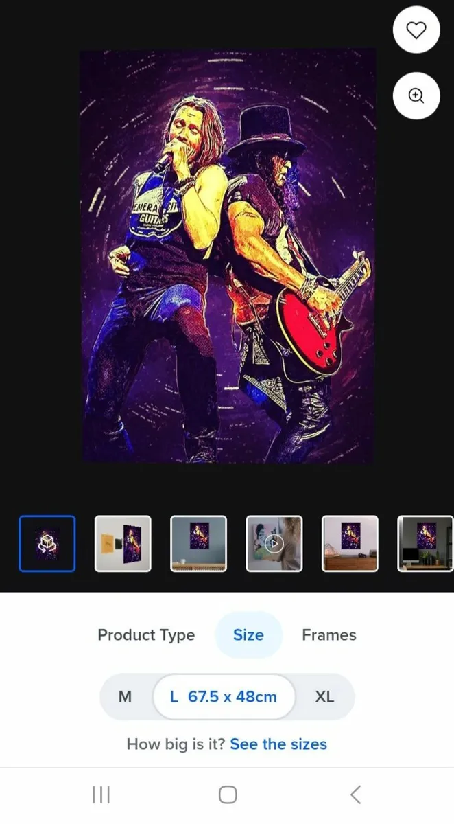 Slash and Myles Kennedy Displate - Image 4