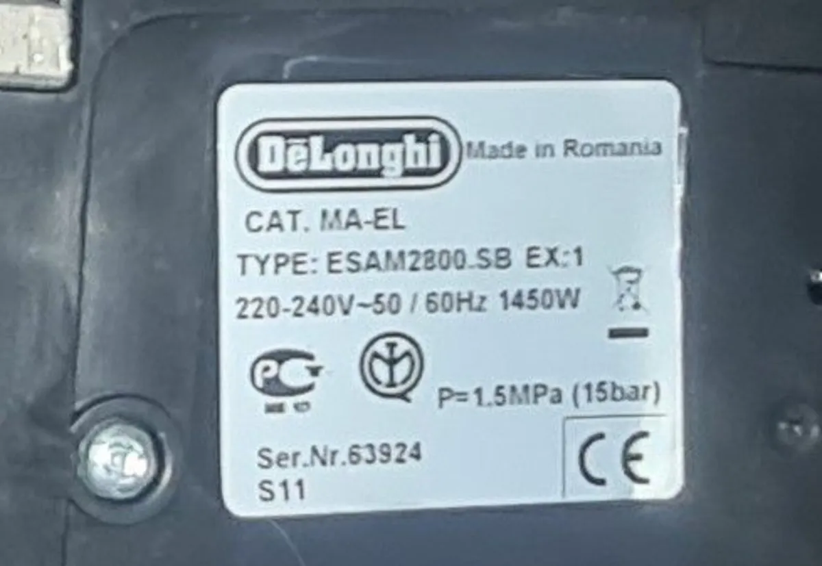 DeLonghi Bean to Cup Coffee Machine - Image 3