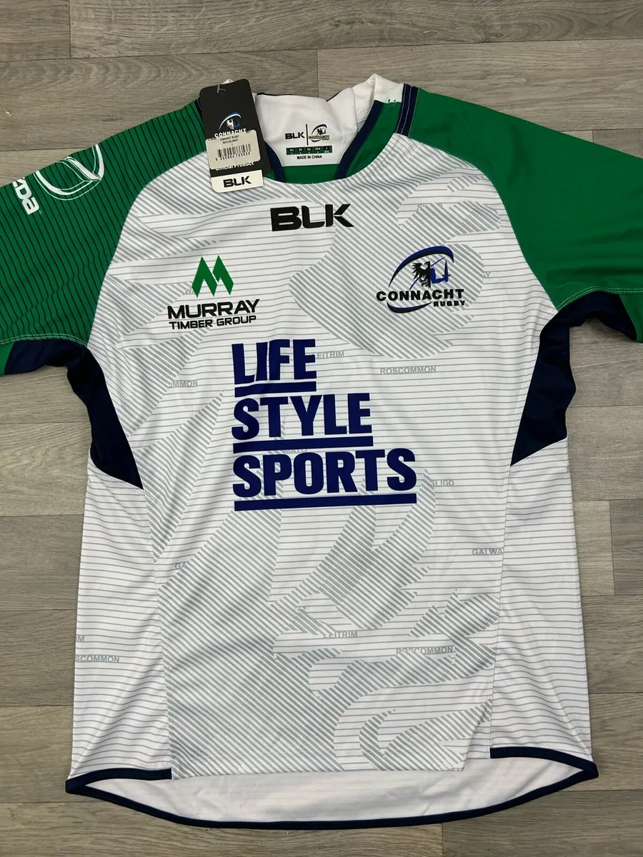 NEW BLK Connacht Rugby Jersey Shirt Mens Large - Image 2