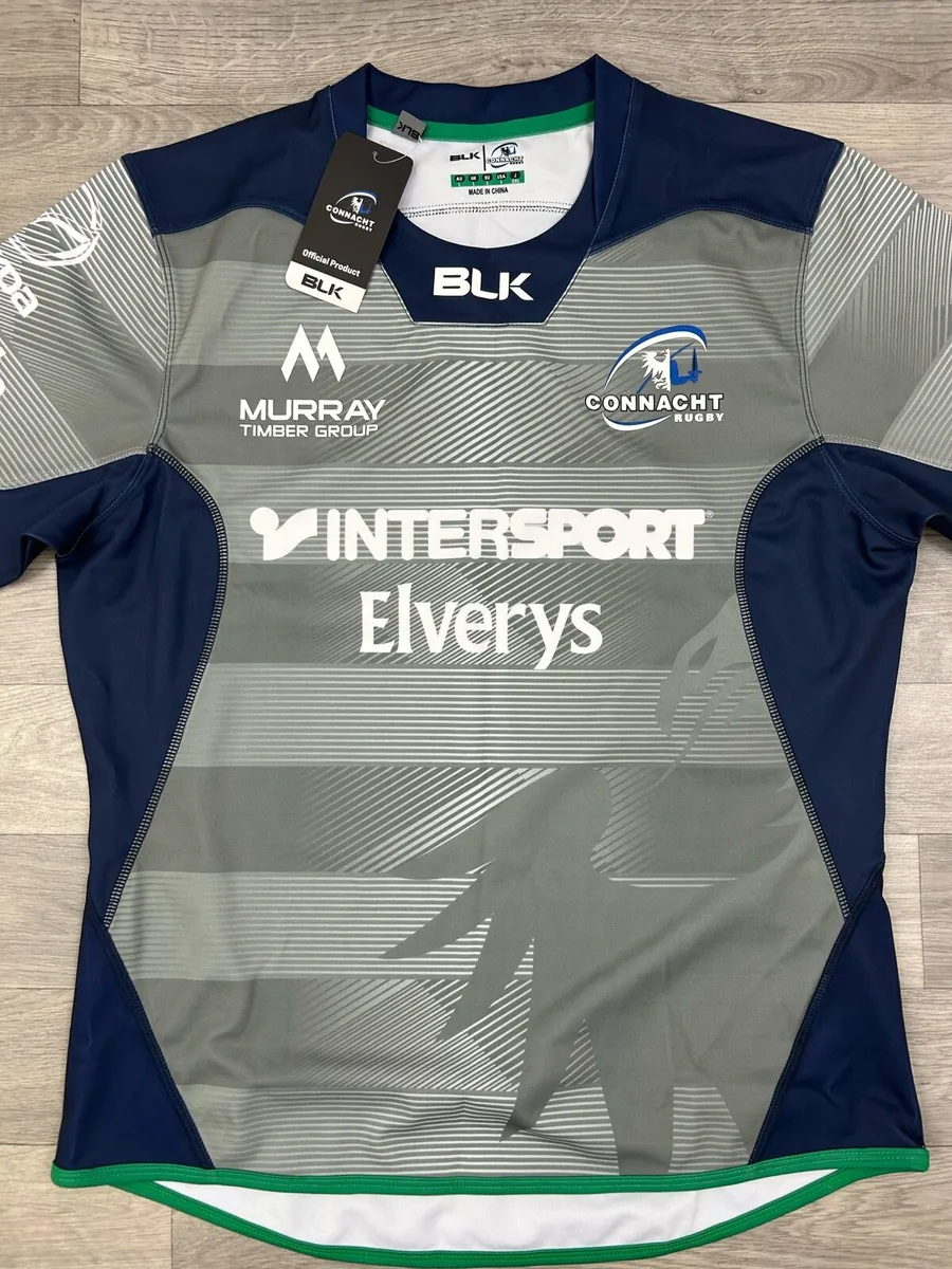 New BLK Connacht Rugby Jersey Shirt Mens Large - Image 2
