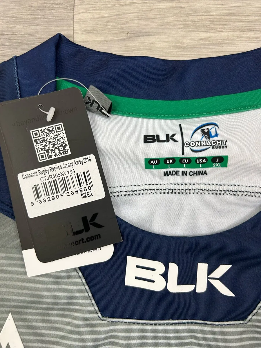 New BLK Connacht Rugby Jersey Shirt Mens Large - Image 4