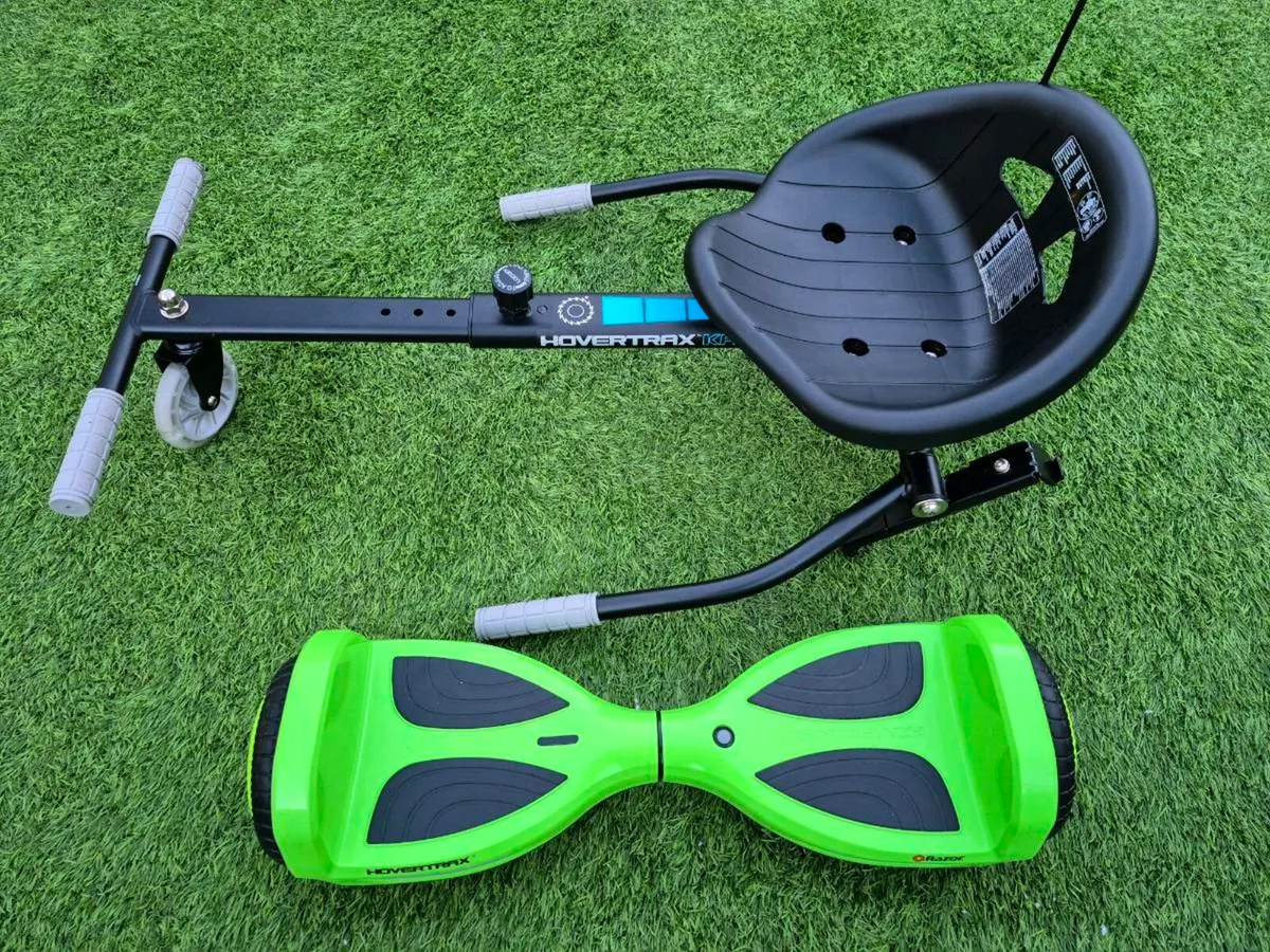 Brand New Hoverboard and Cart - Image 1