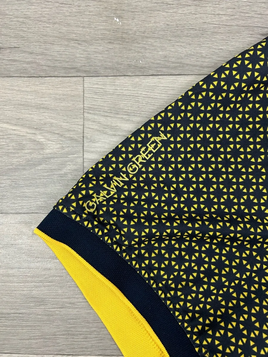 Galvin Green Patterned Golf Polo Shirt Mens XL - Image 3