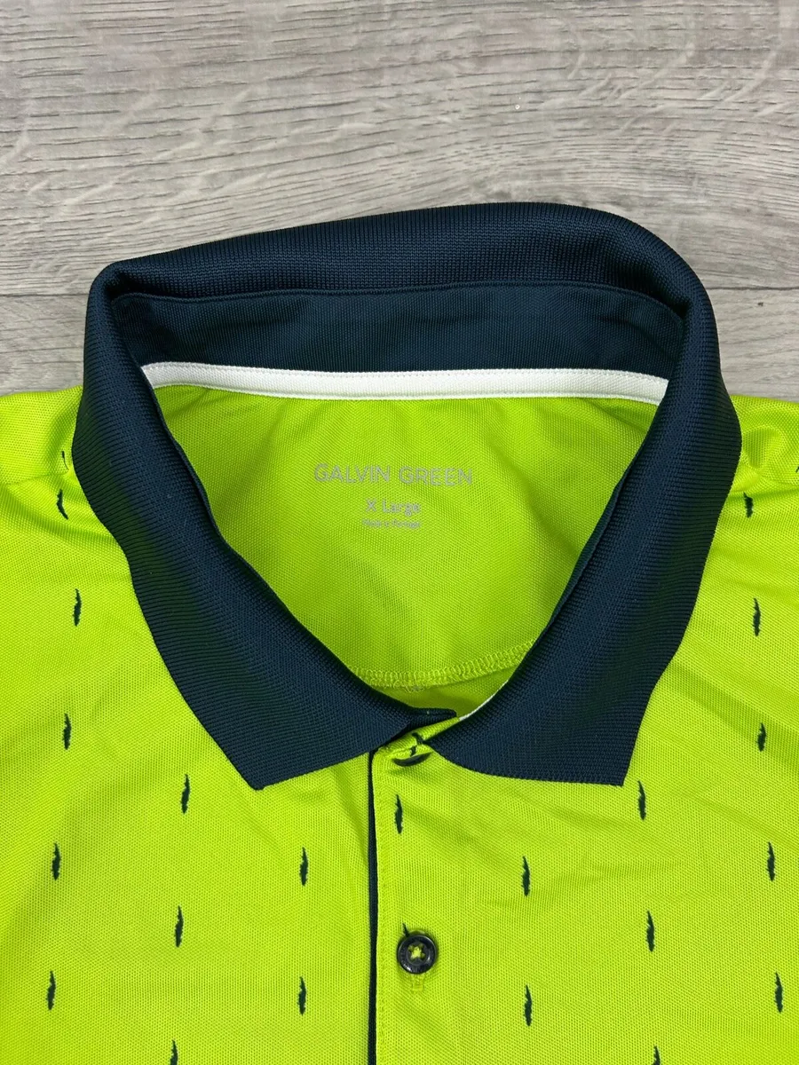 Galvin Green Patterned Golf Polo Shirt Mens XL - Image 4