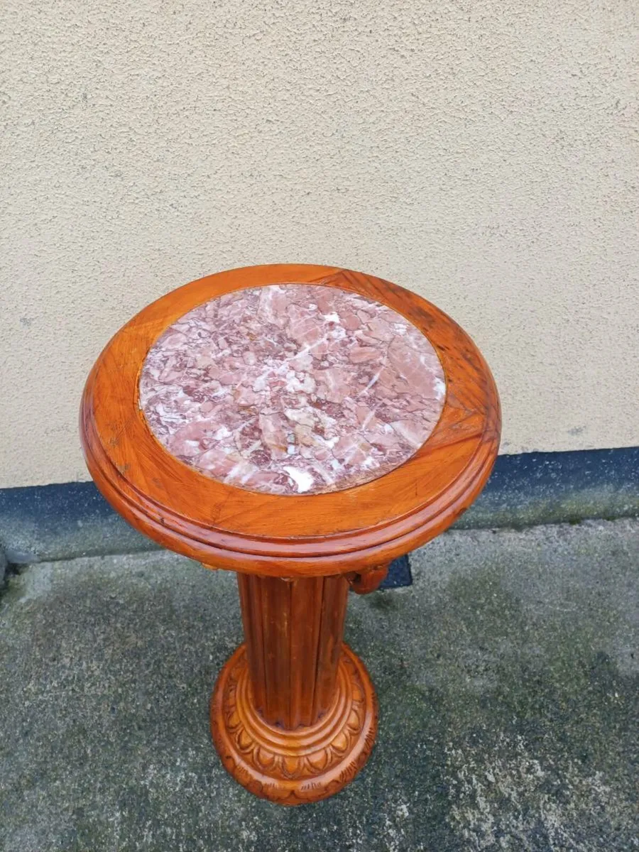 Vintage Corinthian Column Pedestal - Image 4