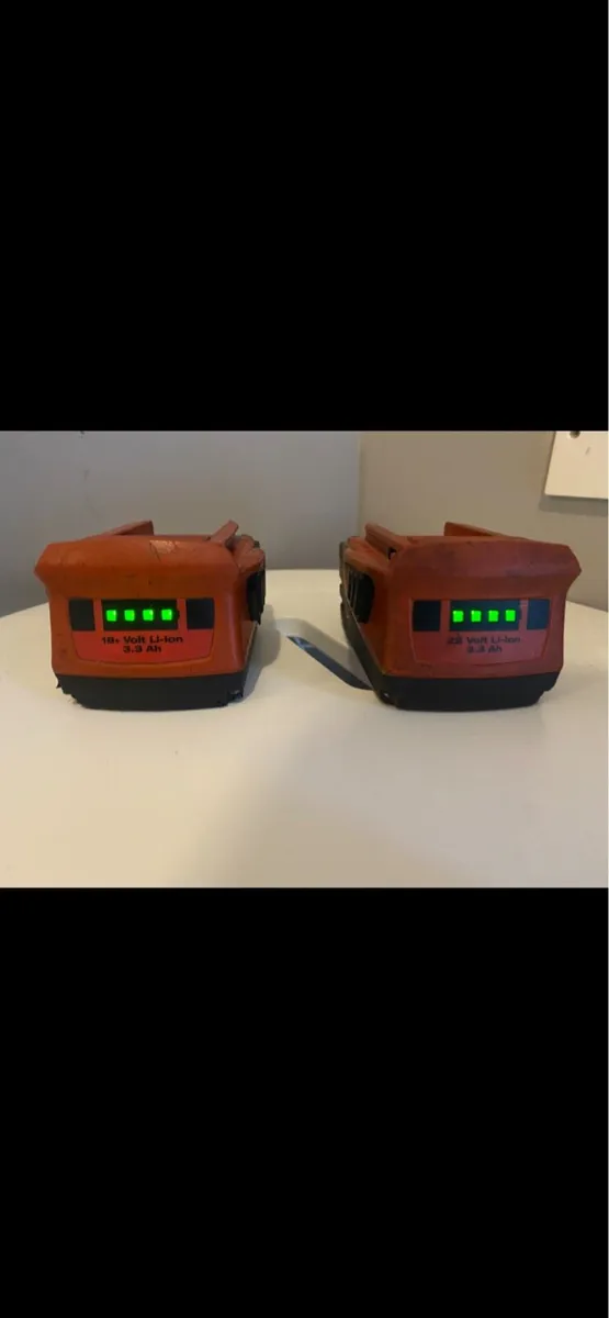 Hilti 22v batteries