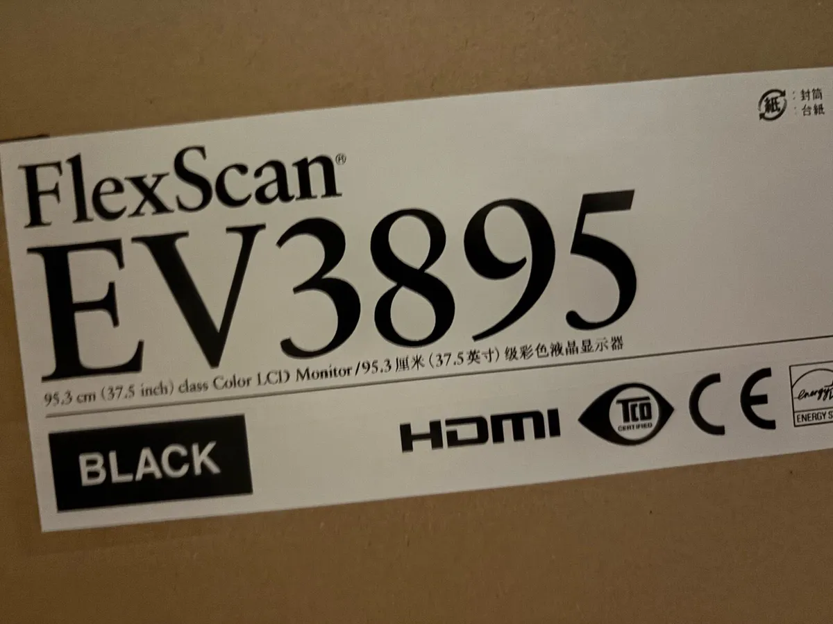 Eizo Flexscan Ev3895 UHD - 2 brand new monitors - Image 3