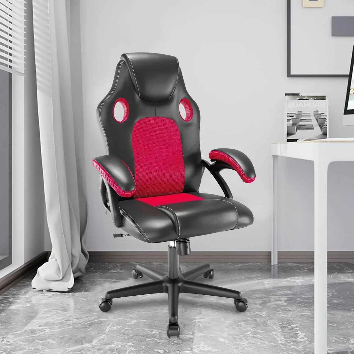 Office Chair Ergonomic High Back Seat With - Image 2