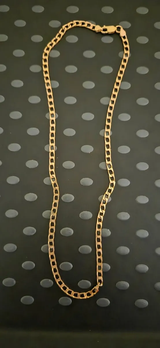 Mens 9carat gold necklace