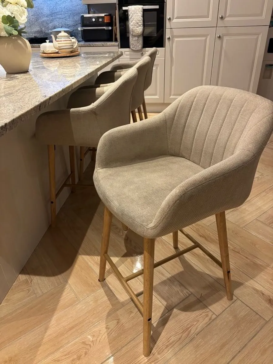 Bar stools x4 - Image 2
