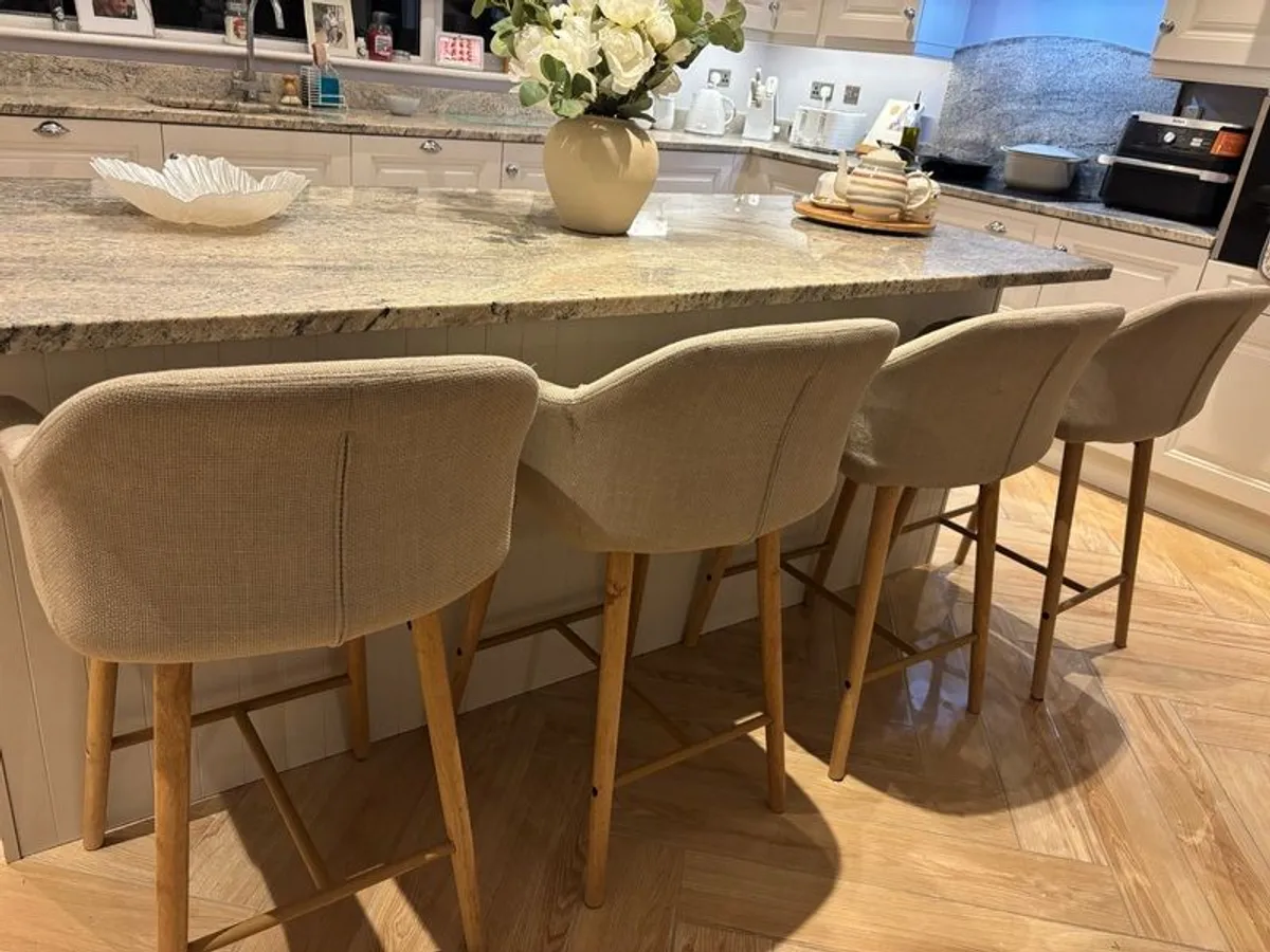 Bar stools x4 - Image 3