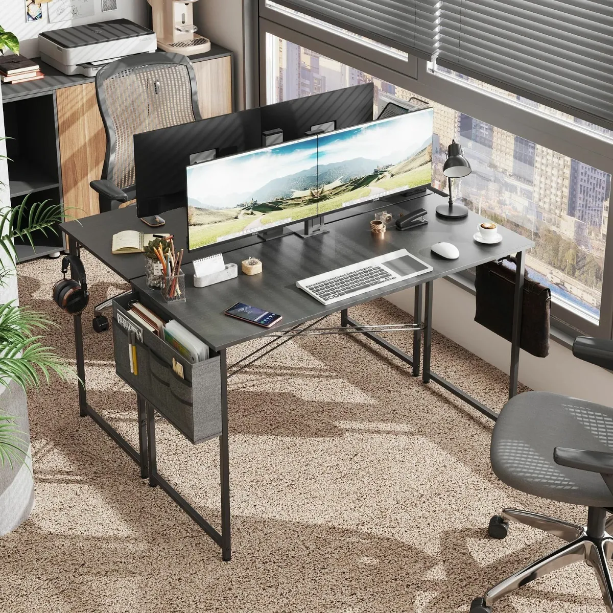 Computer Desk 120 x 48 cm Home Office Simple - Image 2