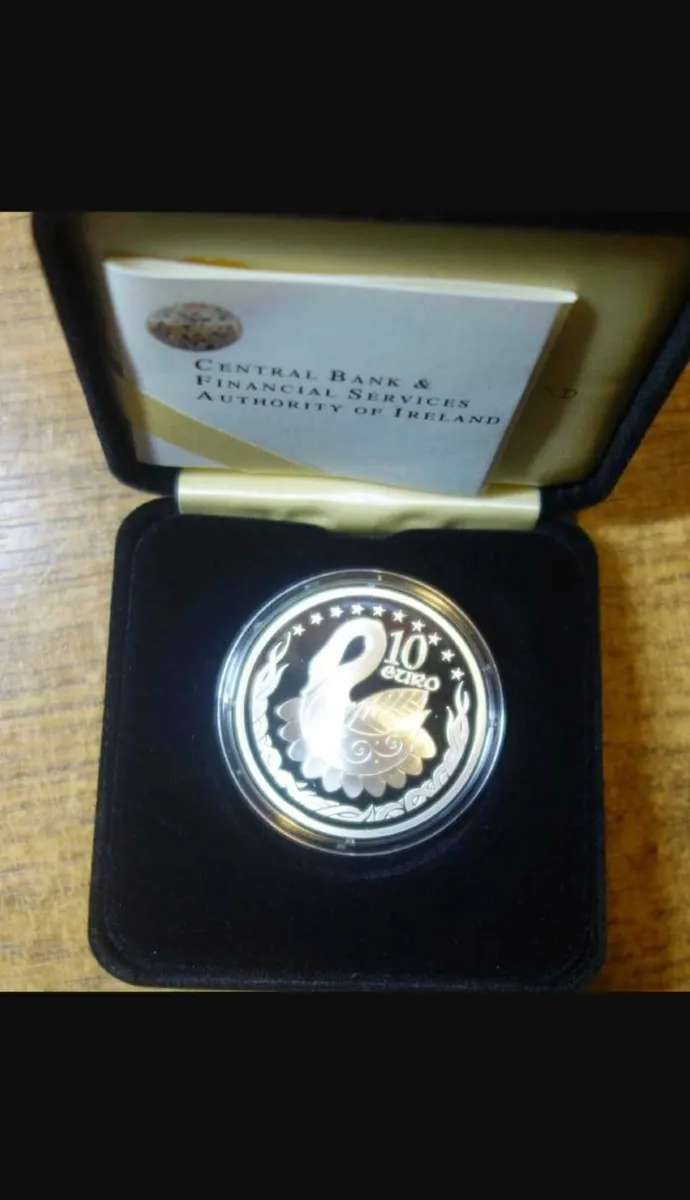 Ireland 2004 Celtic Swan Silver €10 Proof Coin - Image 1