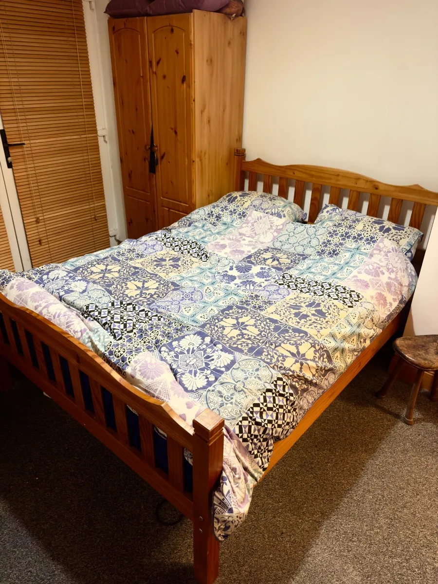 Double Bed and Mattress - Image 2