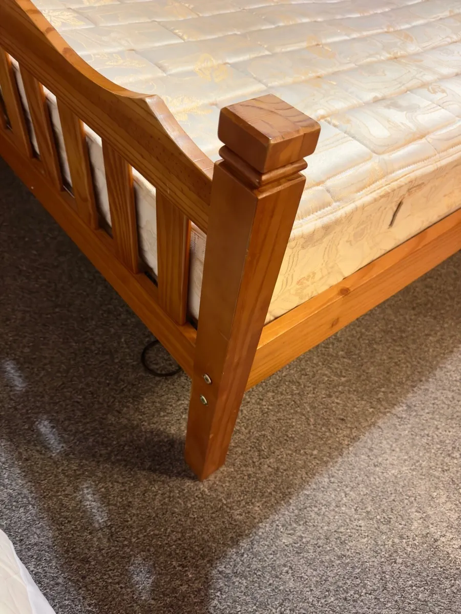 Double Bed and Mattress - Image 3