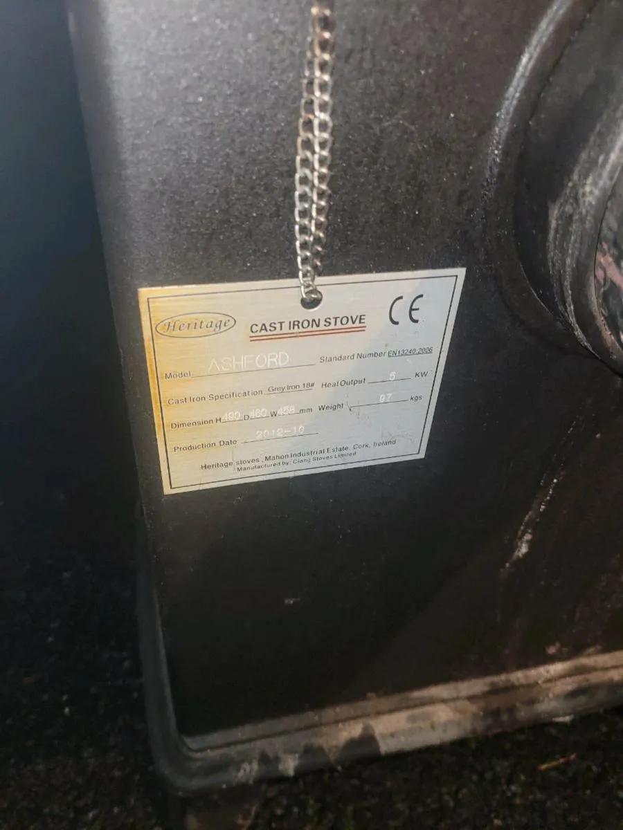 Heritage Ashford solid fuel stove - Image 2