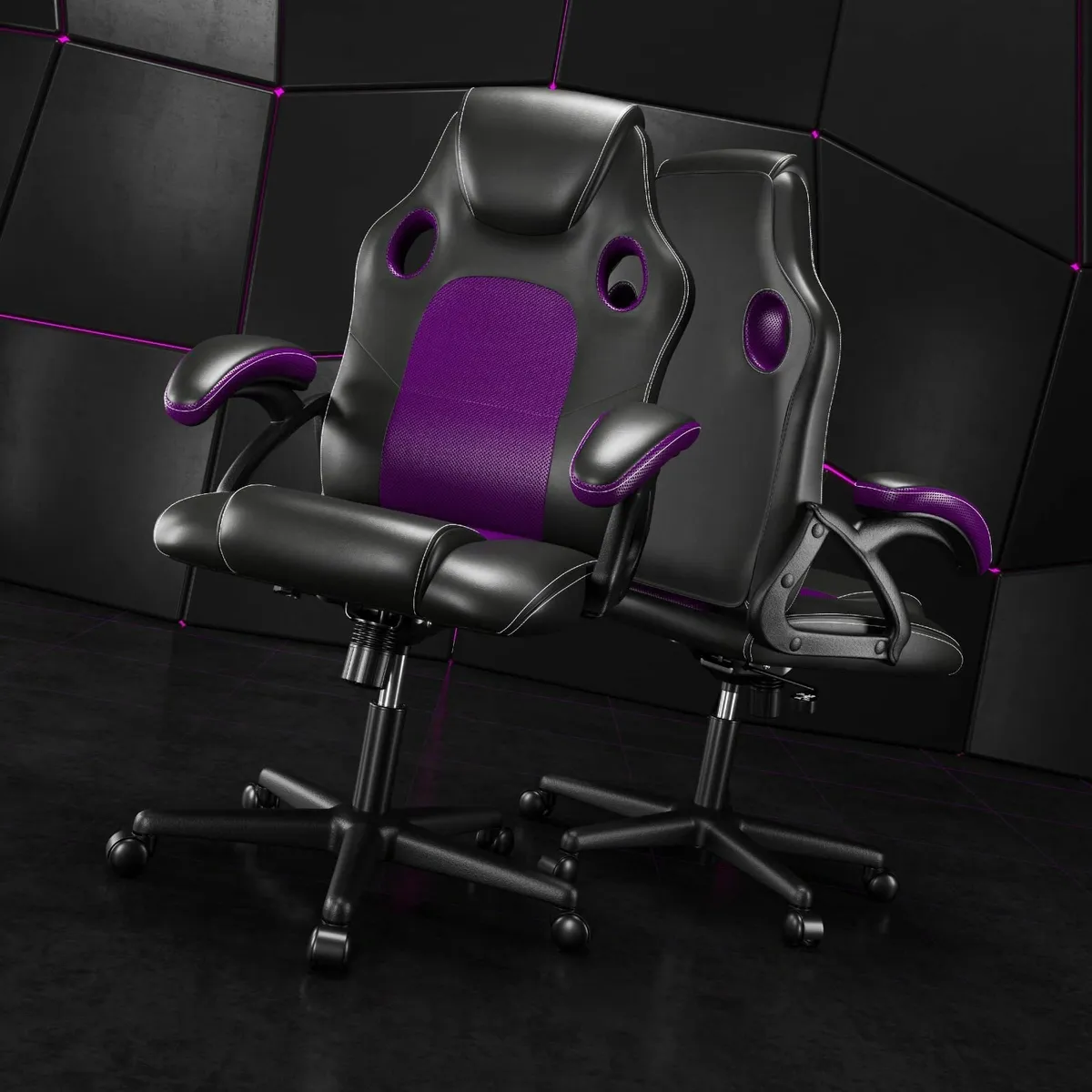 Office Chair Ergonomic High Back Seat With - Image 2