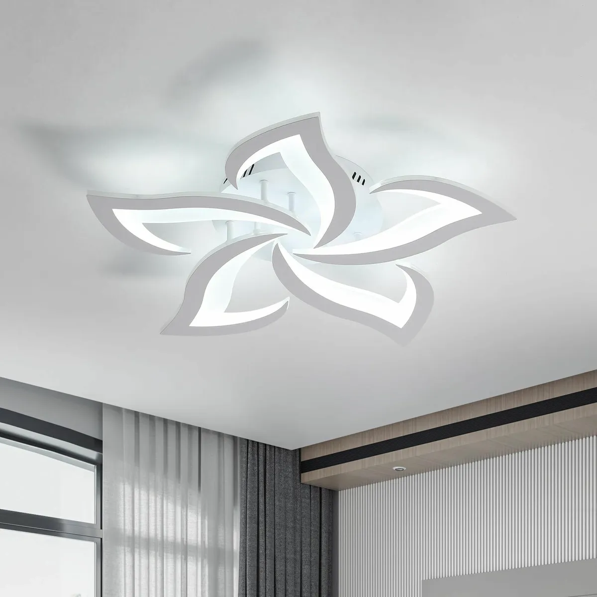 Ceiling Lights Bedroom LED 60W 6750LM Cool White - Image 2