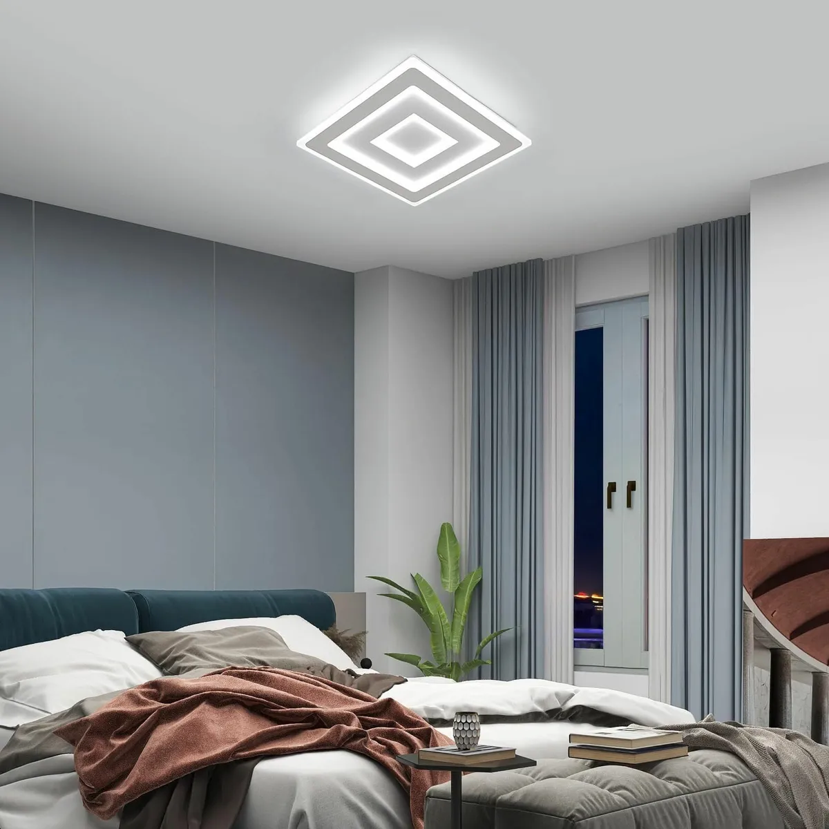 Ceiling Lamp LED Modern 52W 5850LM Light Acrylic - Image 3