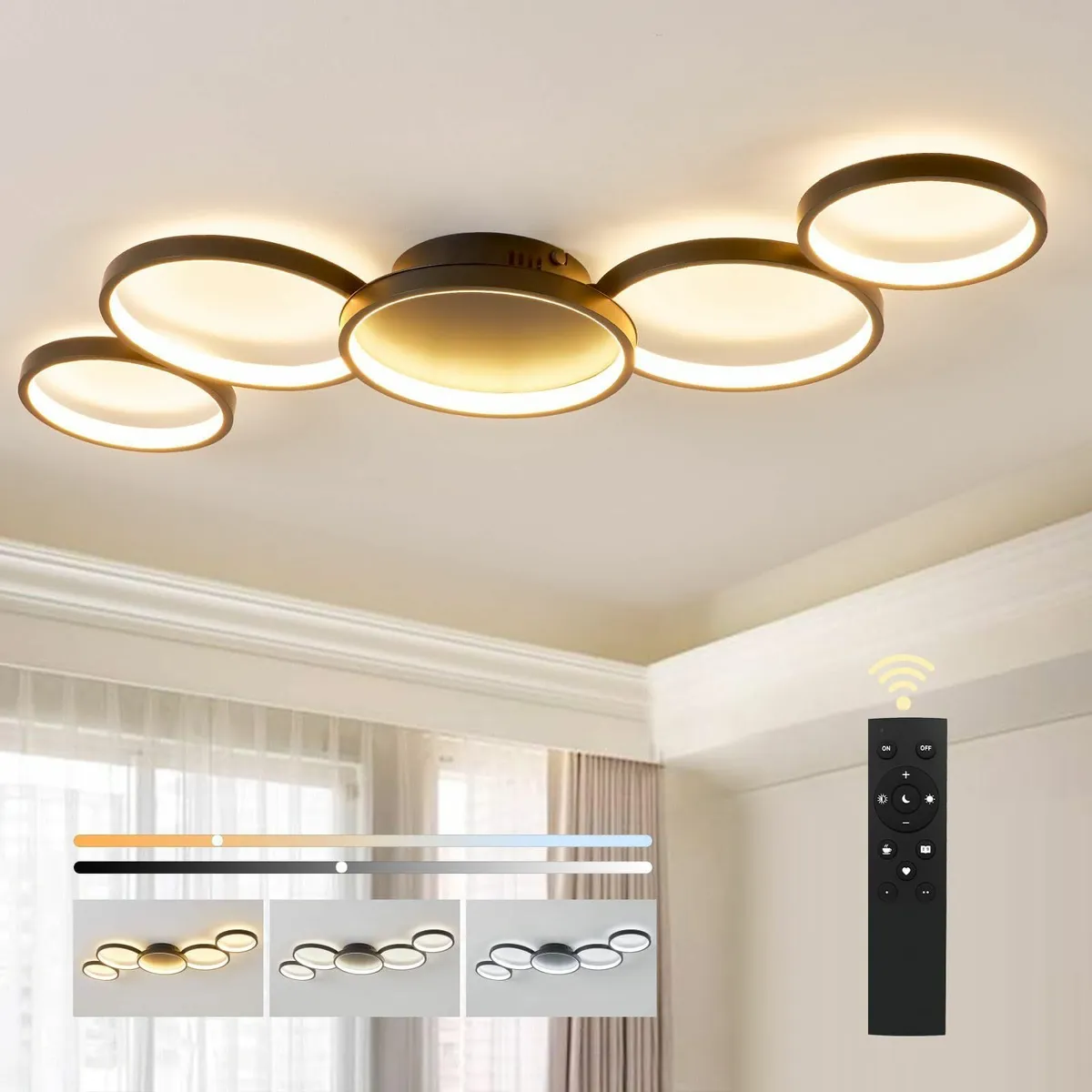 Dimmable Ceiling Light with Remote Control 50W - Image 1