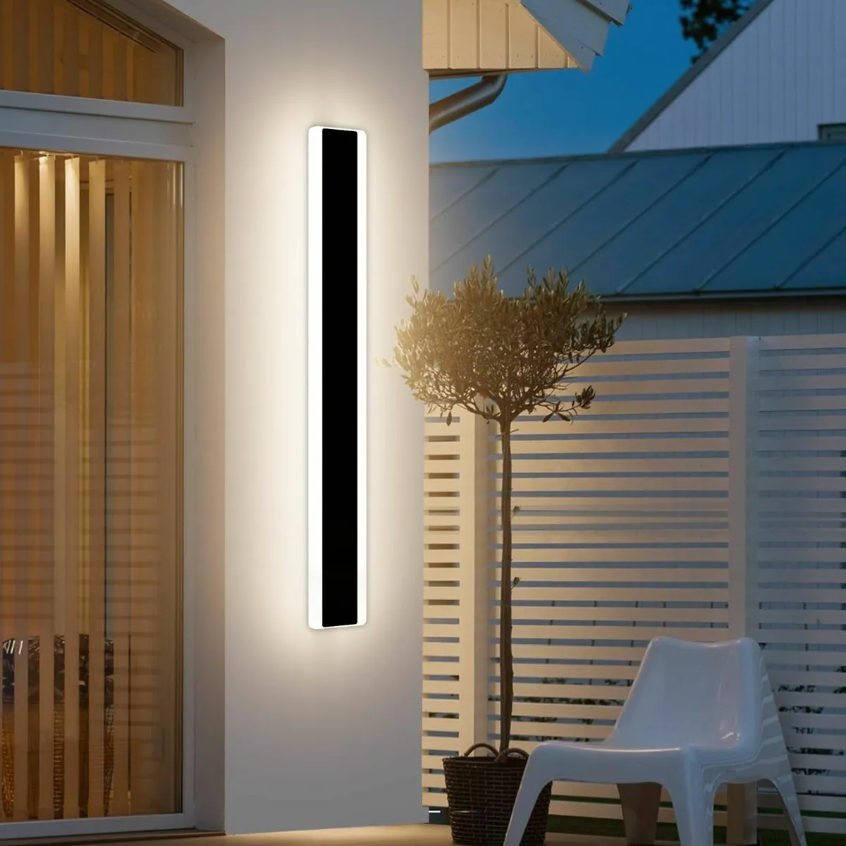 Outdoor Modern Wall Light 100CM 32W 1920LM Long - Image 2