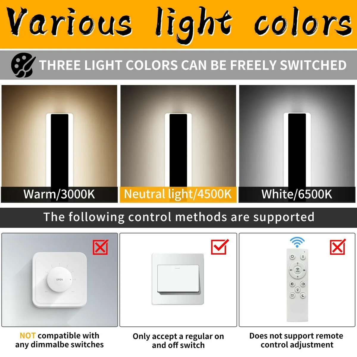 Outdoor Modern Wall Light 100CM 32W 1920LM Long - Image 4