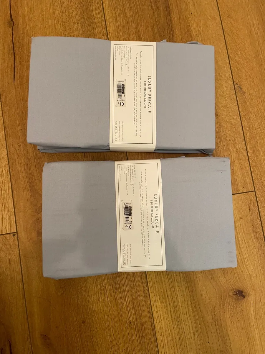Single bed sheets x2 new - Image 3
