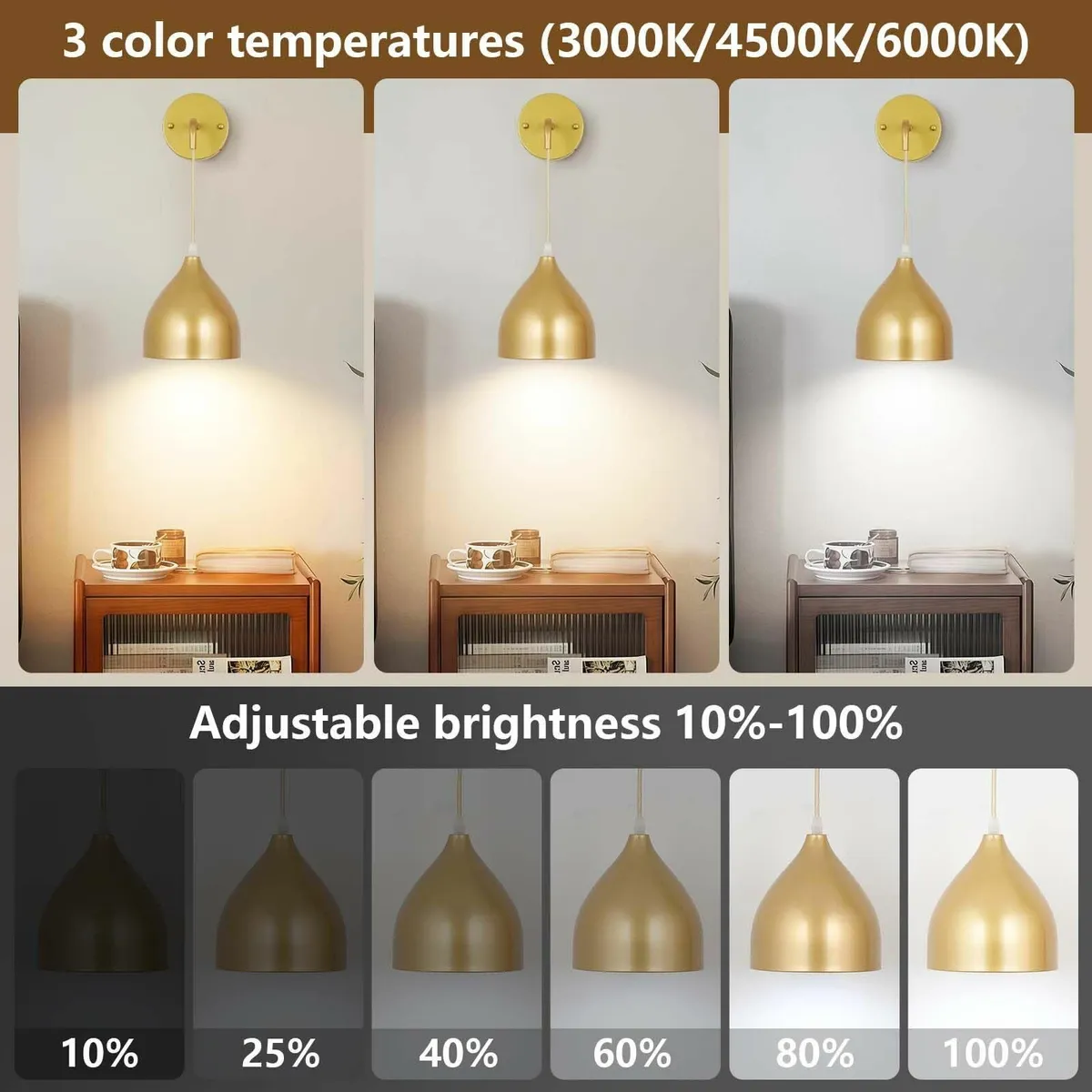 Battery Operated Wall Lights Indoor Wireless - Image 4