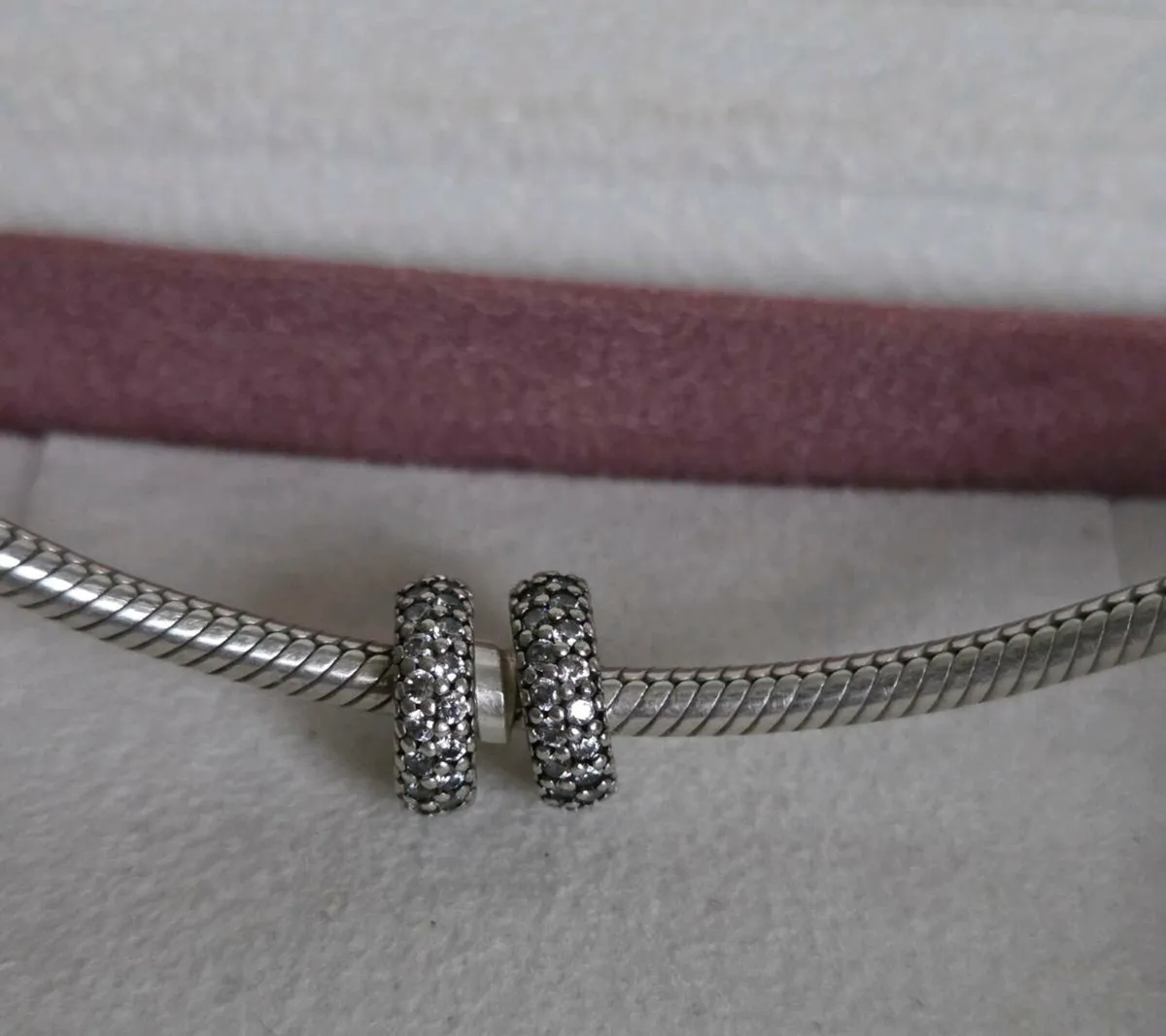 Pandora sparkly spacer charms - Image 2