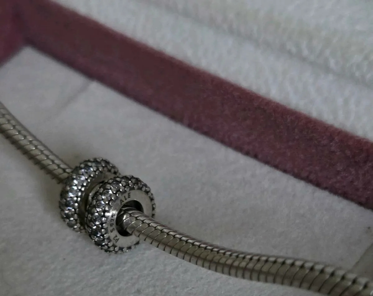 Pandora sparkly spacer charms - Image 3