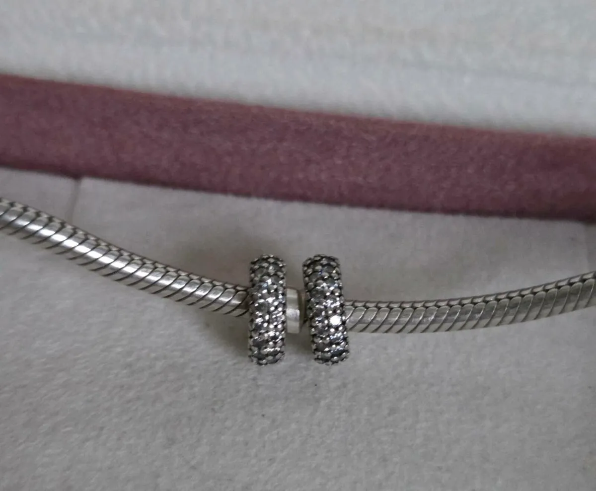 Pandora sparkly spacer charms - Image 4