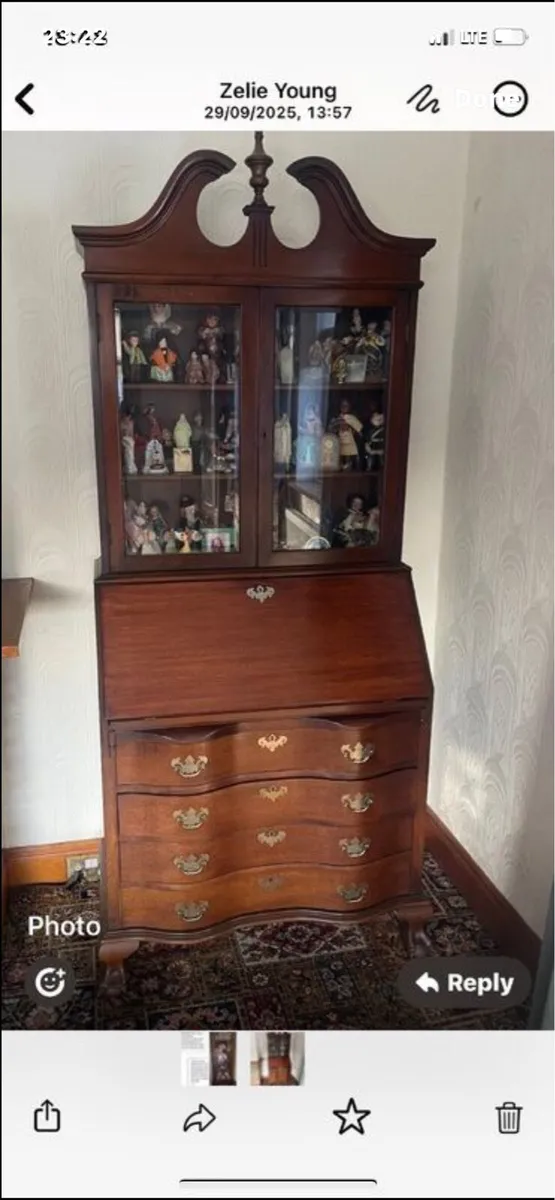 Antique writing bureau - Image 1