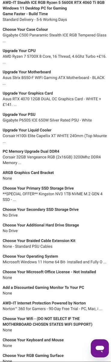 4060ti gameing pc (8months old) - Image 2