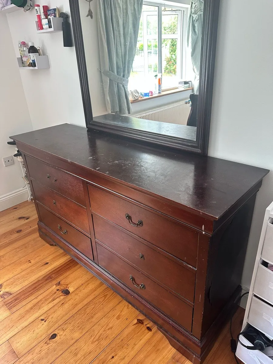 Dresser with mirror - Image 3