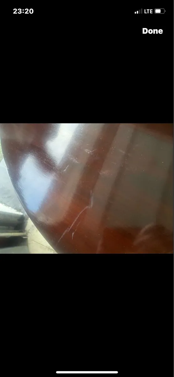 Antique mahogany games table - Image 4