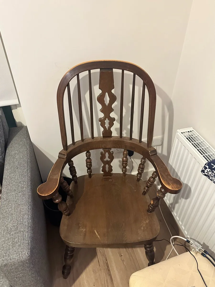 Wooden armchairs - Image 1